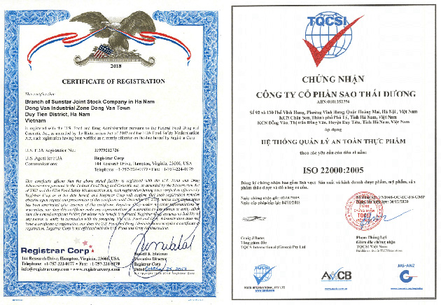 Giấy chứng nhận Rocket1h chính hãng